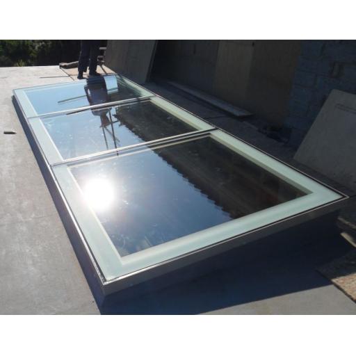 Flat Glass Fixed/Unvented Multi-Section Rooflight