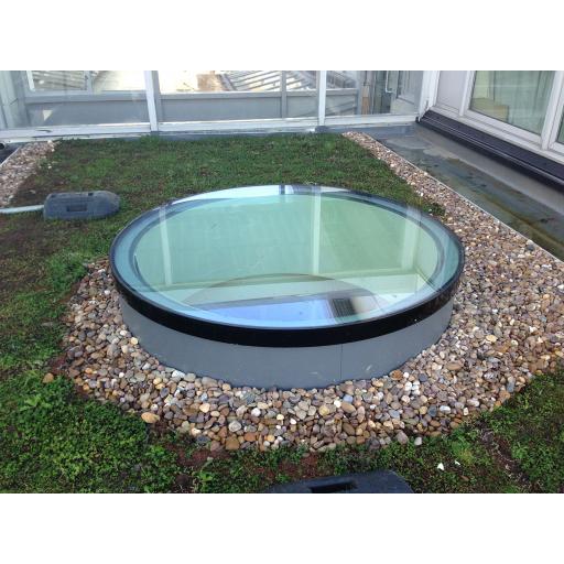 Flat Glass Fixed/Unvented Circular Rooflight