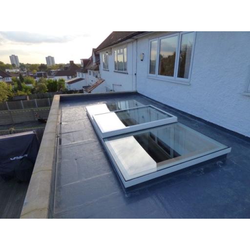 Flat Glass Fixed/Vented Multi-Section Rooflight