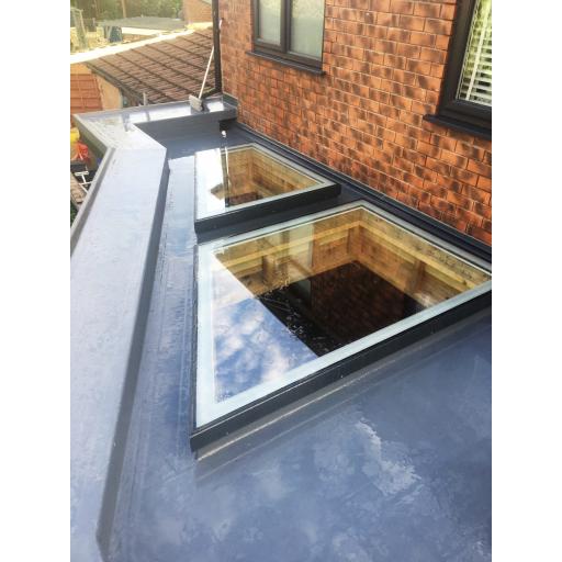Flat Glass Fixed/Unvented Shaped Rooflight